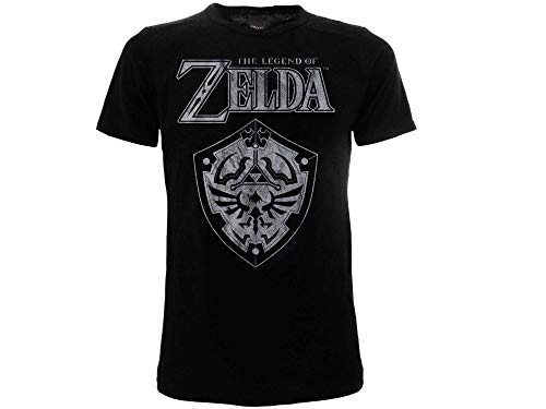 Zelda-Legend of Camiseta Negra Original Nintendo 100% Producto
