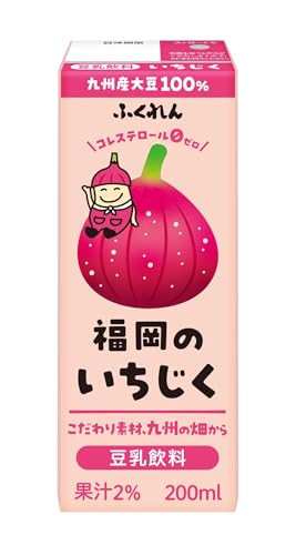 ふくれん 豆乳飲料いちじく 200ml×24本 ふくれん 豆乳飲料いちじく 200ml×24本