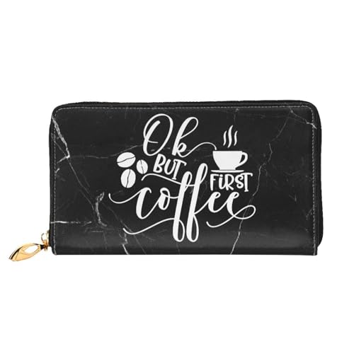 OK BUT First Coffee Wallet Card Bag2