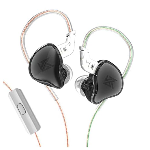 ZMYDZ In Ear Headset Bass Earbuds Hörlurar Med Mikrofon Spel Sport Monitor Brusreducering Vanliga hörlurar