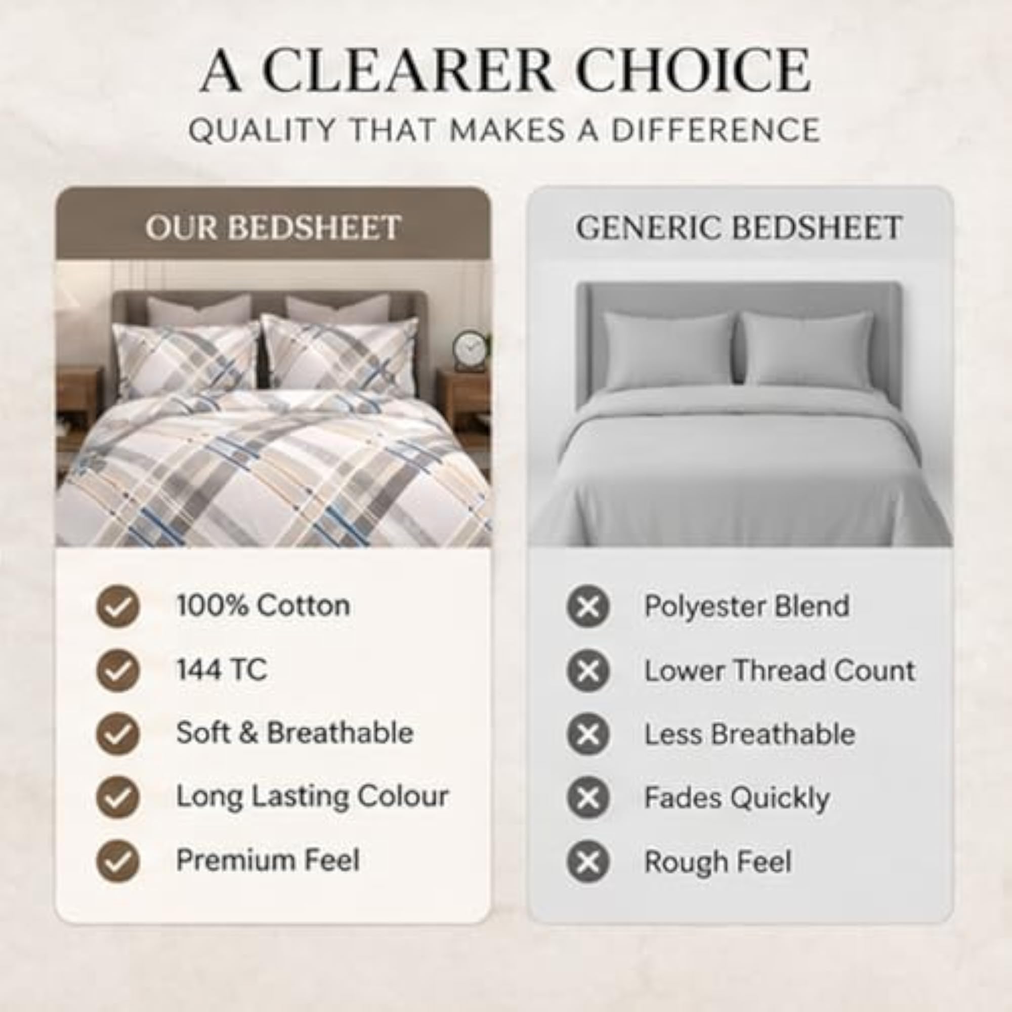 Florentine Geometric Brown Super King Size Bedsheet Set