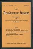  Das Deutschtum im Ausland. Heft 30, 4. Vierterjahr, 1916.