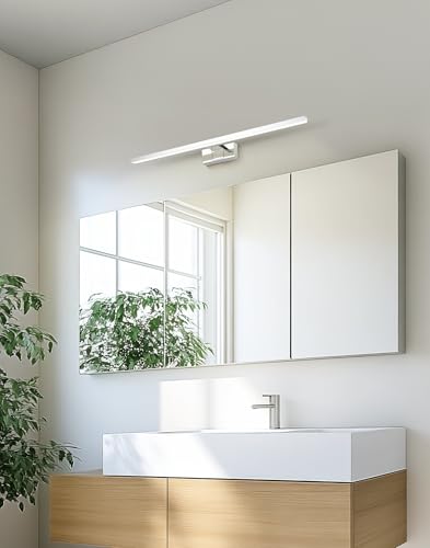 Lámpara espejo LED Conettilla de aluminio para iluminación de baño de 60 cm 5