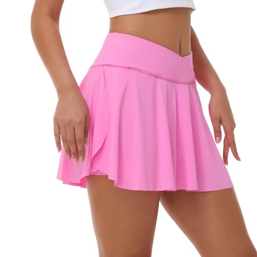 Blaosn-Flowy-Tennis-Skirt-with-Shorts-Workout-Athletic-Golf-Mini-Skort-with-Pockets-Cute-Trendy-Clothes-Summer-Outfits