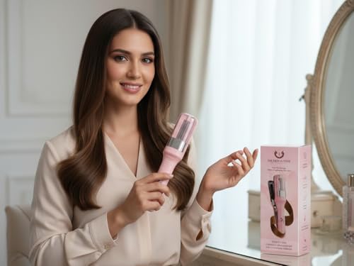 Image of Split End Hair Trimmer | 2-in-1 Rechargeable Cordless Hair Straightener & Split End Remover | For Frizzy, Dry & Damaged Hair | Men & Women