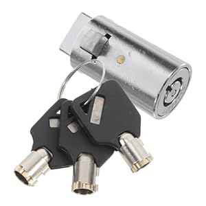 COLLBATH 1 Satz Zylinderschloss mit 3 Schlüsseln