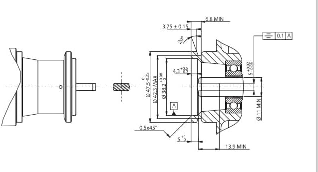 Pompe rotative volumétrique à palettes pour osmose et usines d'épuration et de distribution d'eau de haute qualité Made in Italy (400 LITRES/HEUE)
