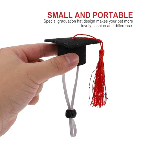 Gorrito de Graduación para Mascotas Mini 4 piezas miniatura 2