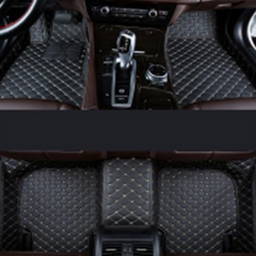 Tapis de sol Jaguar E-Pace étanches et antidérapants en cuir