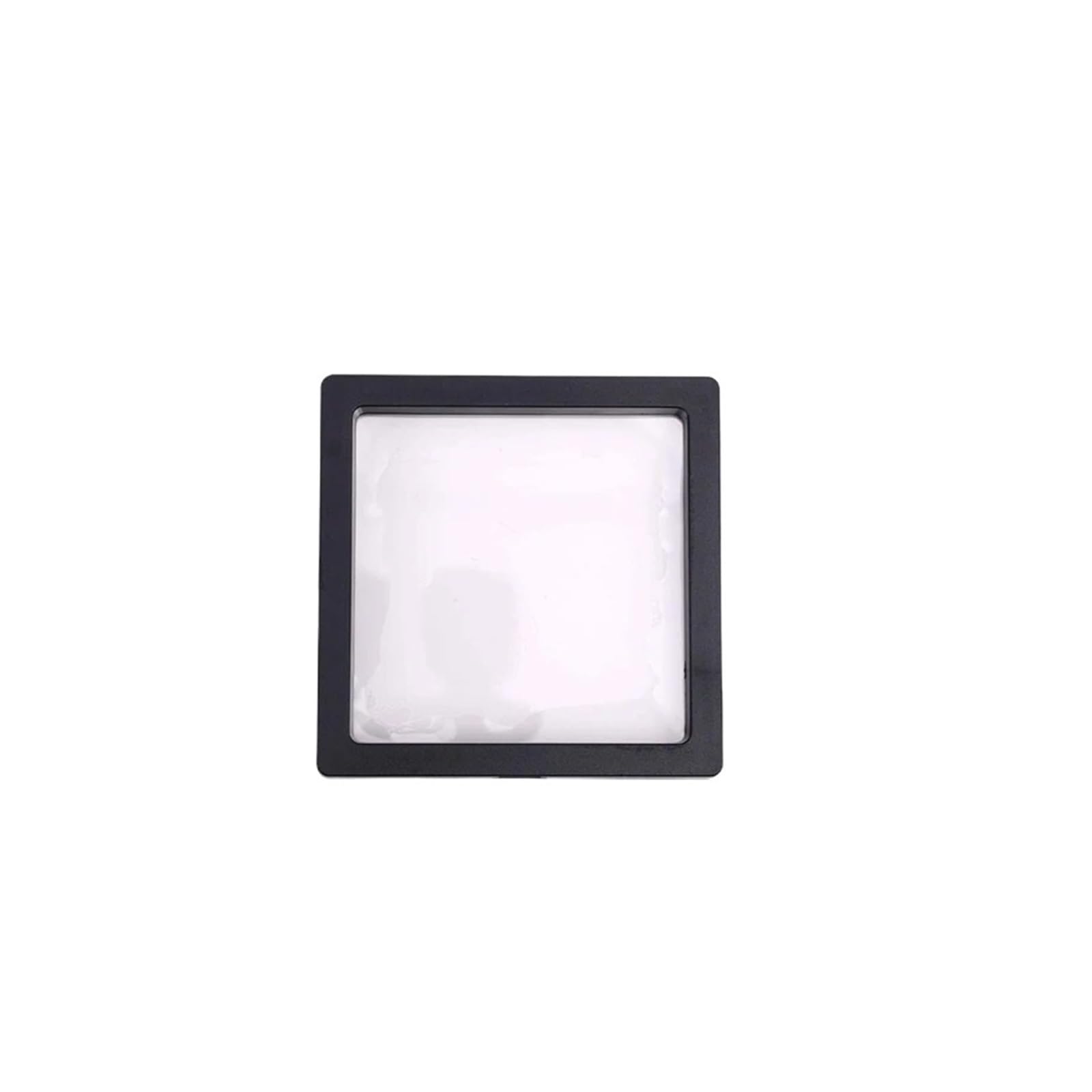 ZGCrumphant Display Floating Frame 1/10pcs 3D Floating Frame Display Case Jewelry Storage Box Transparent PE Film Shadow with Base for Coin Medal Ring Bracelet for Coins Jewelry(1PC)
