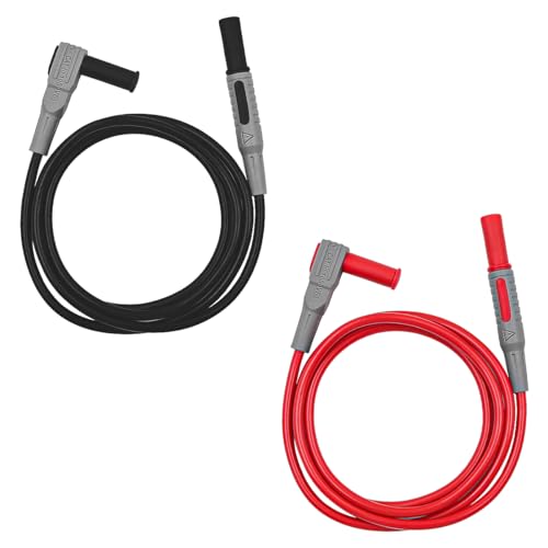 POFET Multimeter Test Leads Kit 4mm Banana Plug to Test Hook Clips Wire Replaceable Precision Sharp Probes Set for Multimeter Electrical Testing - Image 2