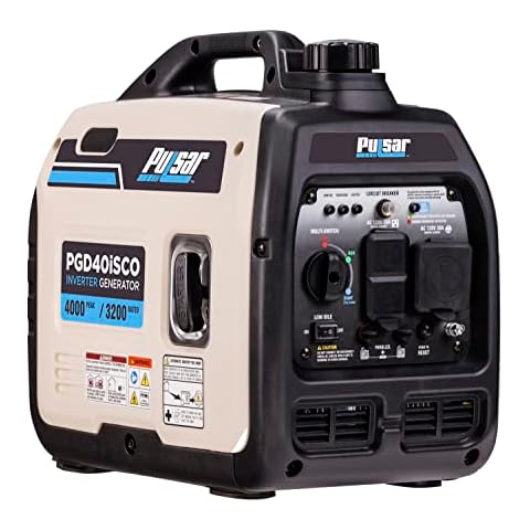 Pulsar PGD40ISCO Ultra Light Quiet 4000W Portable Gas Inverter Generator Cover