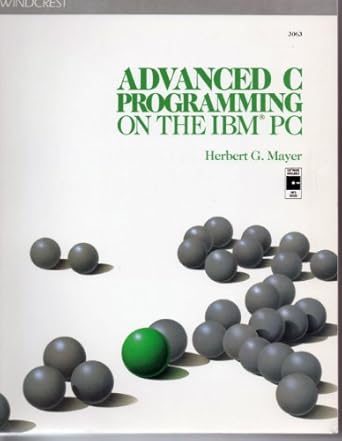 Amazon.com: Advanced C Programming on the IBM PC: 9780830693634: Books