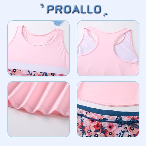 Image of Little Girls' Summer Swimwear Two Piece Boyshort Tankini Kids Swimsuit