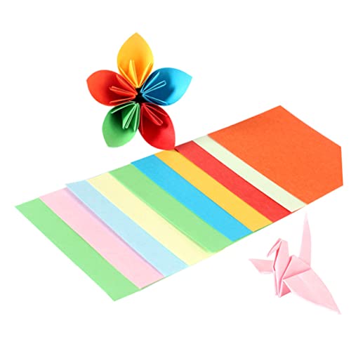 CORHAD 500 Pçs Papel De Origami Para Papel Colorido Para Papel Artesanal Papel De Construção Origami