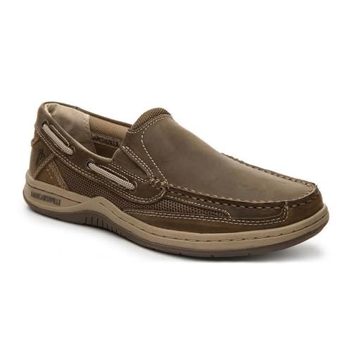 Margaritaville Men's Padded Tongue and Collar Double Gore Stretch Slip on Boat Shoe