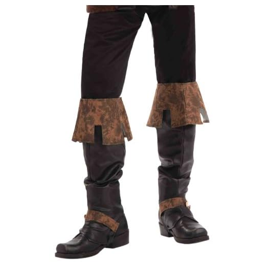 Forum Novelties Men's Renaissance Boot Tops Costume Accessory, Brown, One Size