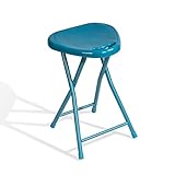 dar Living Folding Stool with Handle, Capri Breeze (4-Pack)