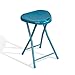 dar Living Folding Stool with Handle, Capri Breeze (4-Pack)