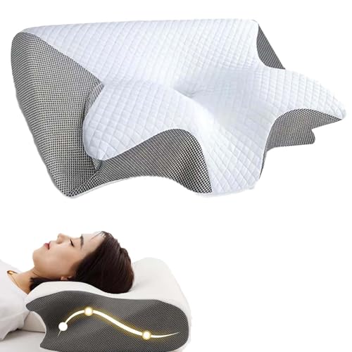 Memory Foam Neck Pillow (Grey)