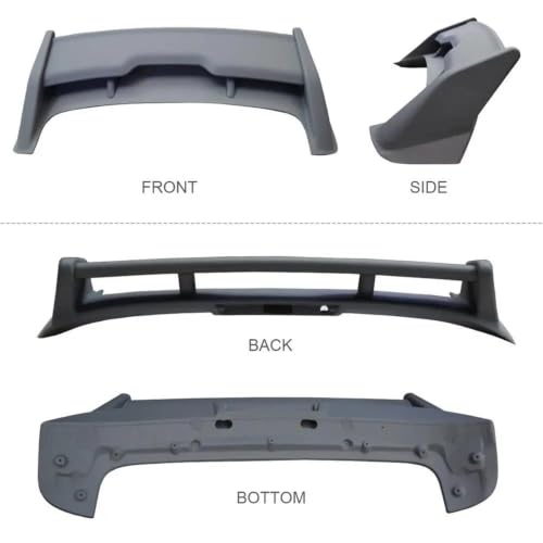 Aileron arrière pour Ford Focus Hatchback RS 2012-2018 noir et blanc