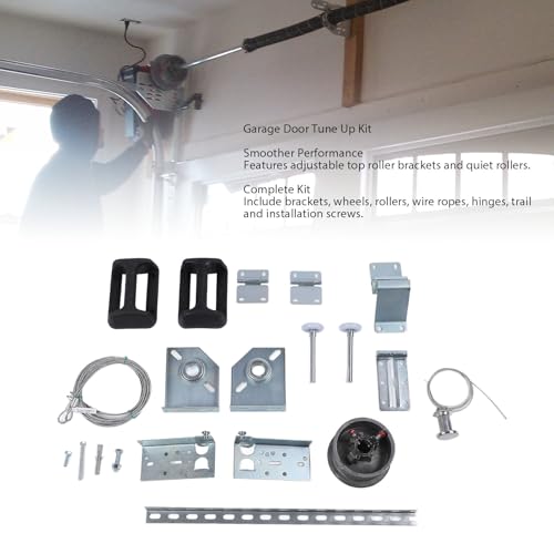 Kit réglage porte de garage acier inoxydable la robustesse structurelle - 6
