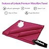 Microfibre-Towel-Set-160-x-80-cm-Large-Bath-Towel-80-x-40-cm-Small-Hand-Towel-Soft-and-Lightweight-Beach-Towel-Quick-Drying-Sports-Gym-Towel-Compact-Swimming-Camping-Towel