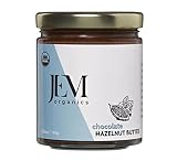 JEM Organics Chocolate Hazelnut Nut Butter, Organic, All Natural, Gluten-Free, Vegan, Paleo, Keto Sn