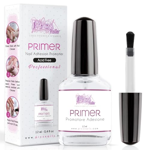 Primer uñas 12 ml Profesional - Promotor de adhesión no ácido para gel constructor, gel color, semipermanente, acrílico, acrílico