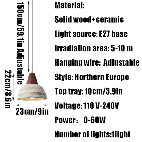 Suspension céramique E27 pour remplacer un plafonnier démodé - 8
