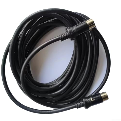 Honseadek Cable de audio Din macho a macho de 5 m para Clarion y Kenwood, arnés de cableado de interfaz estéreo de coche con conector DIN de 13 pines,