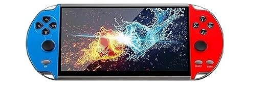 Image of X7 Handheld Game | 4.3 inch Screen | 10000+ Built-in Retro Games | Dual Joystick | Rechargeable Gaming Console for Kids & Adults