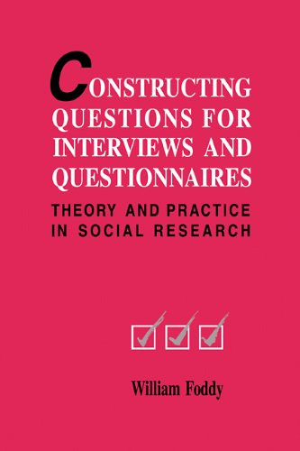 Constructing Questions for Interviews and Questionnaires: Theory and Practice in Social Research