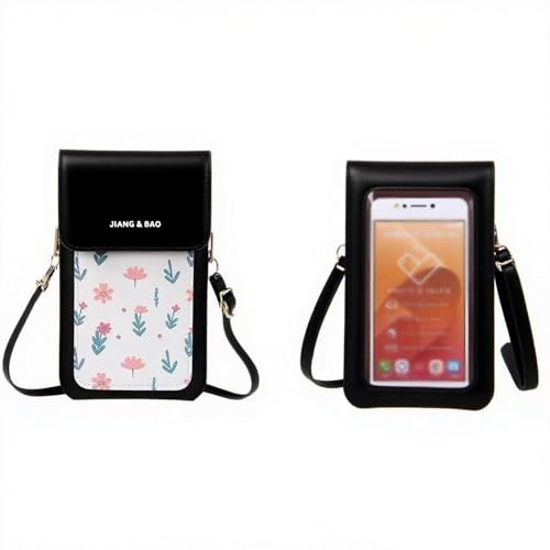 Touch Screen Phone Crossbody Bags for Women Mobile Phone Bag Small Crossbody Phones Purse Shoulder Handbag Adjustable Strap