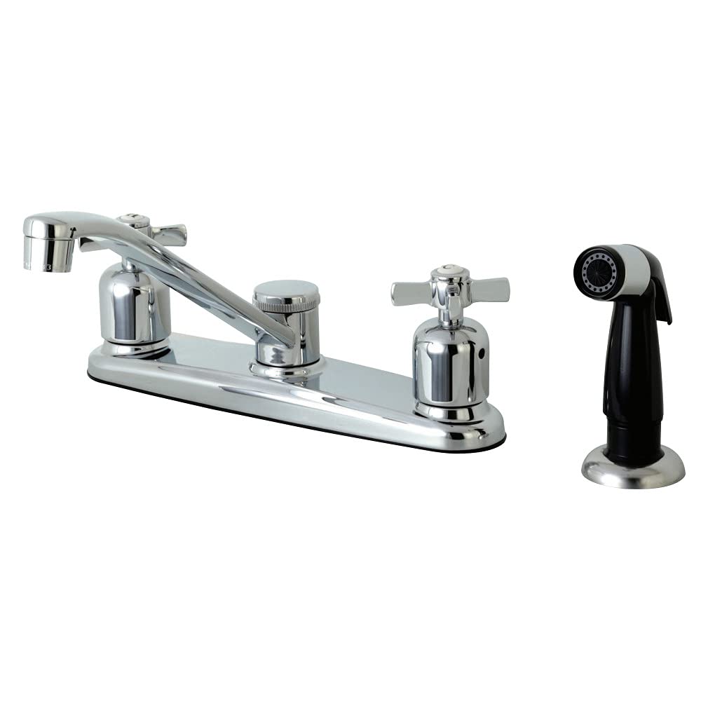 Kingston Brass FB112ZX Millennium 8-Inch Center Set Kitchen Faucet