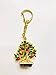 2018 Feng Shui Bejeweled Lime Tree Amulet Keychain