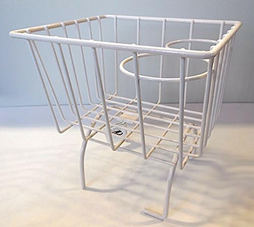 Portavasos y canasta wire Pro-One para VW Beetle 1949-79 blanco miniatura 1