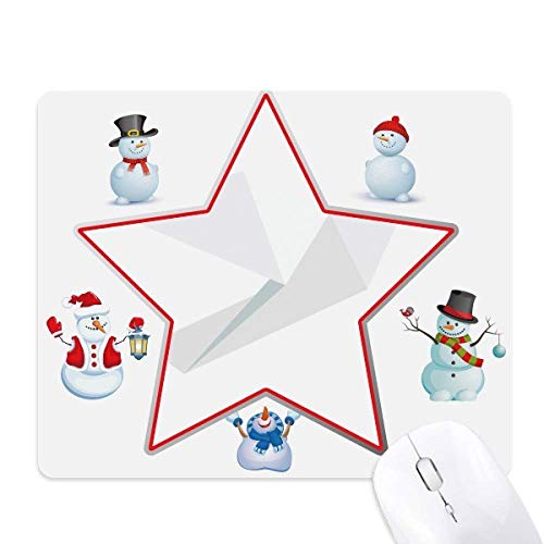 Tapis de souris pigeon de Noël blanc origami le cadeau de bureau original pour vos proches