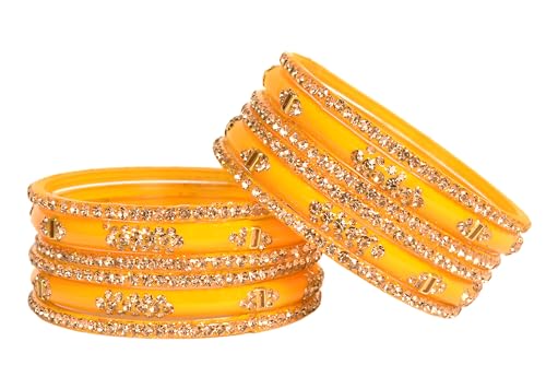 Image of Swara Creations Green Mehrun Red Glass Bangles Set for Women | Zirconwork Bangles | Glass bangles for festivals & occasions, Traditional glass bangles (SKU276)