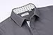 Alex Vando Mens Dress Shirts Regular Fit Long Sleeve Stretch Business Dress Shirts for Men,Charcoal,Large