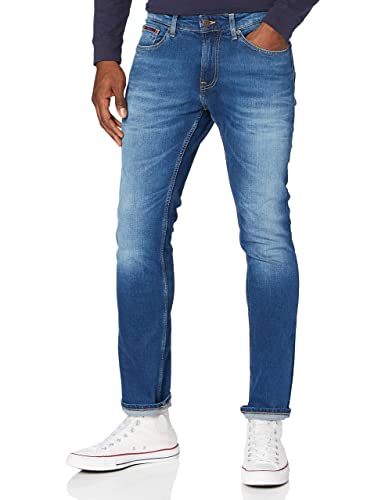Tommy Jeans Herren Jeans Hose Scanton Slim Stretch, Blau (Wilson Mid Blue...
