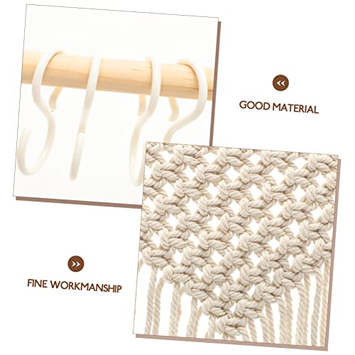 Support mural macramé pour épingles évitant la perte des nœuds de coiffure