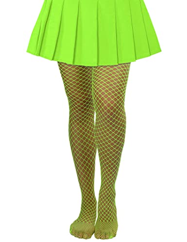 Image of Lastclream High Waisted Fishnet Tights for Women Sexy Fishnets Stockings Full Footed Fishnet Sheer Pantyhose Plus Size