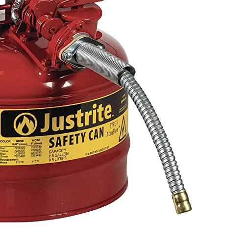 Image of Justrite 11078 5 /8 inch Diameter x 9 inch Long Flex Hoses for Type II Safety Can