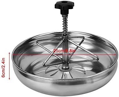 Stainless Steel Pig Food Feeder - Sow Milk Trough, Pig Food Tray with Piglet and Cattle Capacity