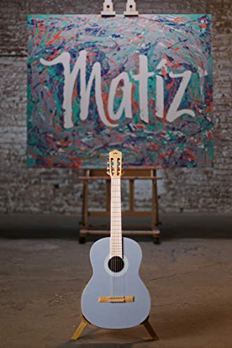 Cordoba Protégé C1 Matiz Classical Guitar In Pale Sky With Color-Matching Recycled Nylon Gig Bag #TOP1