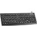 Price comparison product image CHERRY G83-6105, Wired Keyboard for Industrial Applications, French Layout (AZERTY), Abrasion-Resistant Keys, Easy to Clean, Black