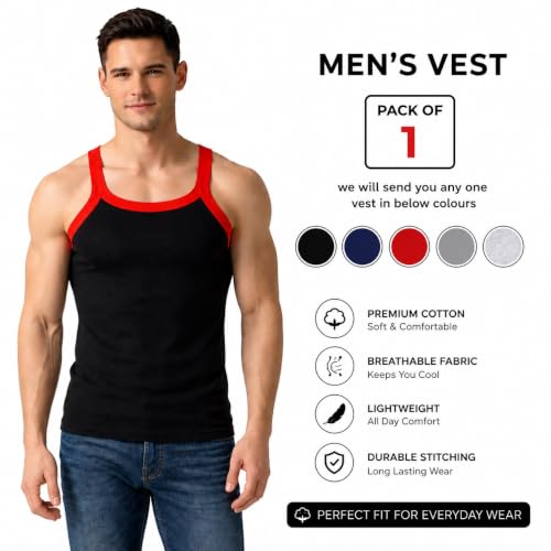 Image of Men's Innerwear Vest Pack of 1