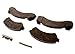 ACDelco 171-787 GM Original Equipment Front and Rear Disc Brake Pad Kit with Brake Pads, Spring, and Support Key