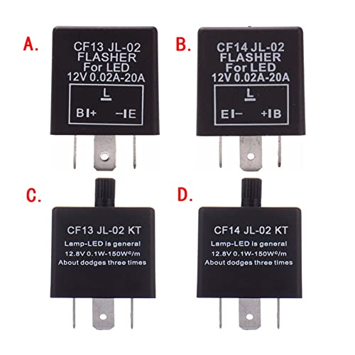 Relé intermitente LED CF14 JL-02 de 3 pines para modificación de luces direccionales 3